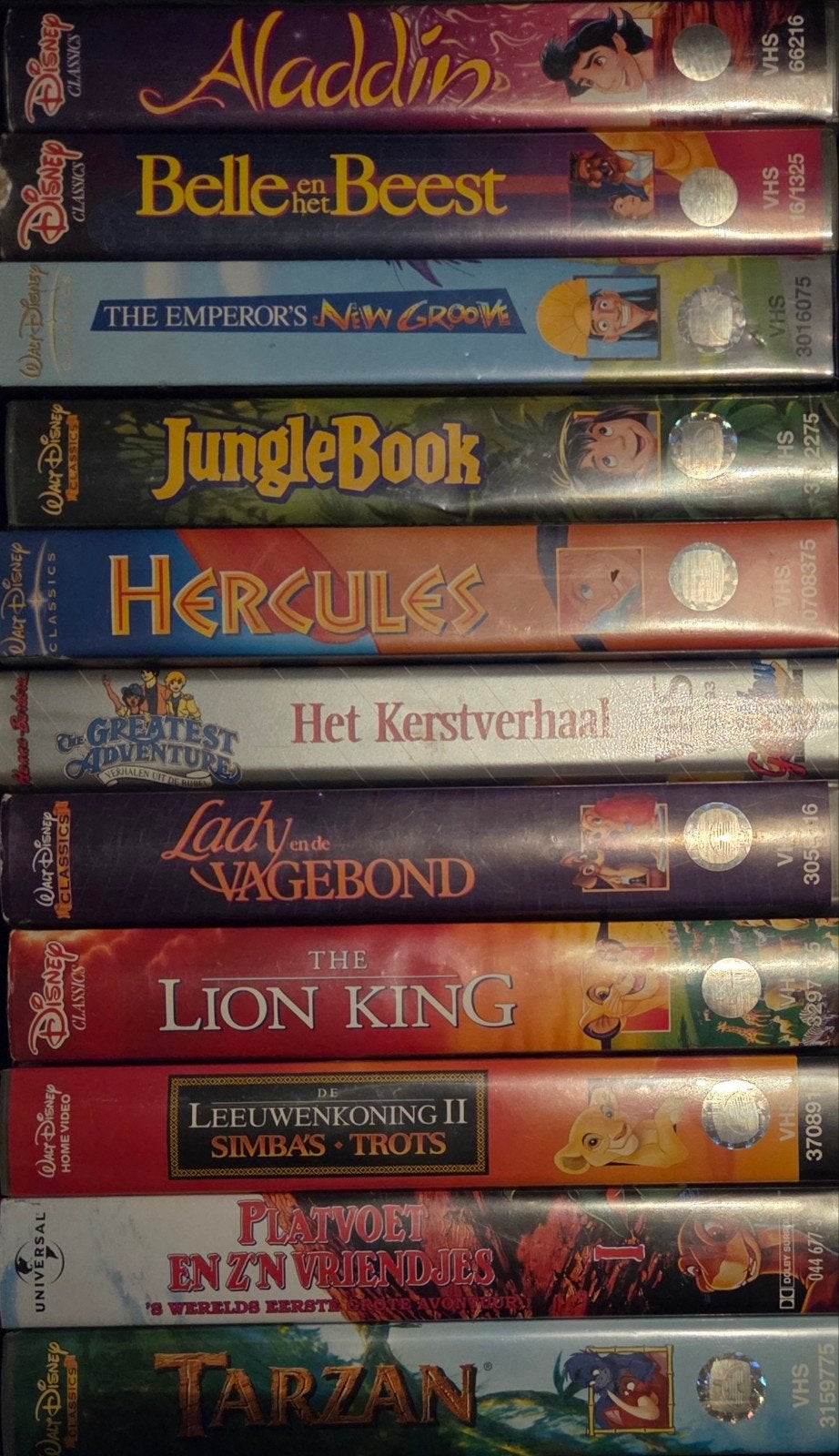 Disney Classics VHS Collectie - 11 films: nú slechts €20,95!, Nederlands ondertiteld, Alle leeftijden, Kinderfilm, Ophalen of Verzenden