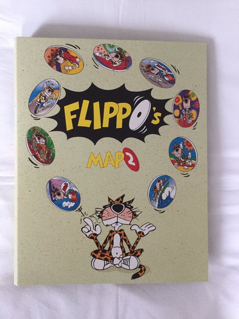 Flippo's in map, lossen Flippo's en een poster, Ophalen of Verzenden, Losse flippo's
