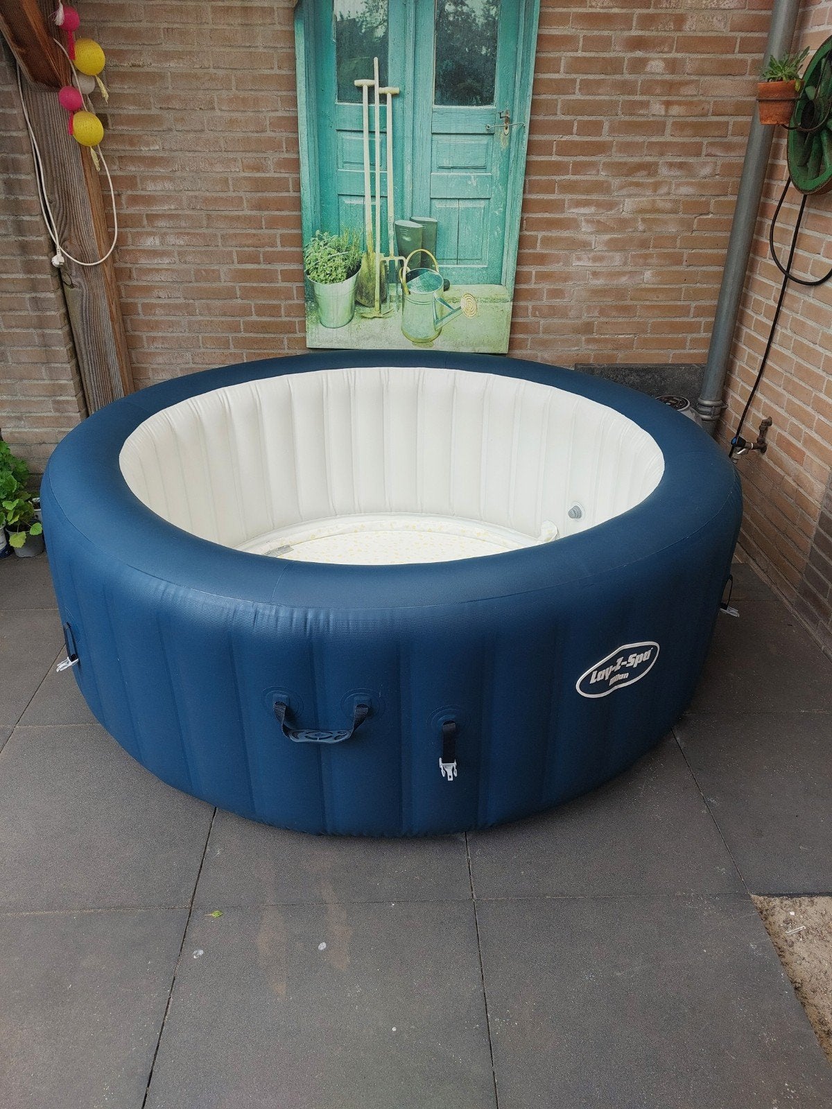 Lay-Z-Spa Milan opblaasbare jacuzzi met pomp, Ophalen, Gebruikt, Pomp, Opblaasbaar