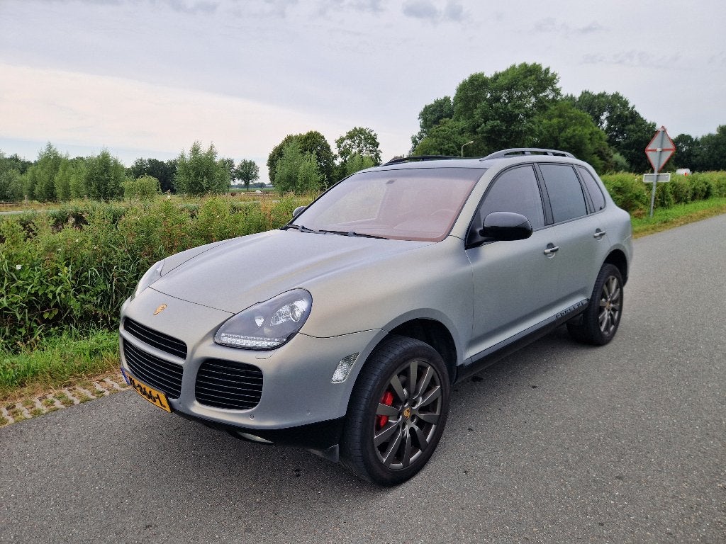 Porsche Cayenne 4.5 Turbo S Tiptronic 2004 Leer Panoram Navi, Auto's, Automaat, Cayenne, Zwart, Leder
