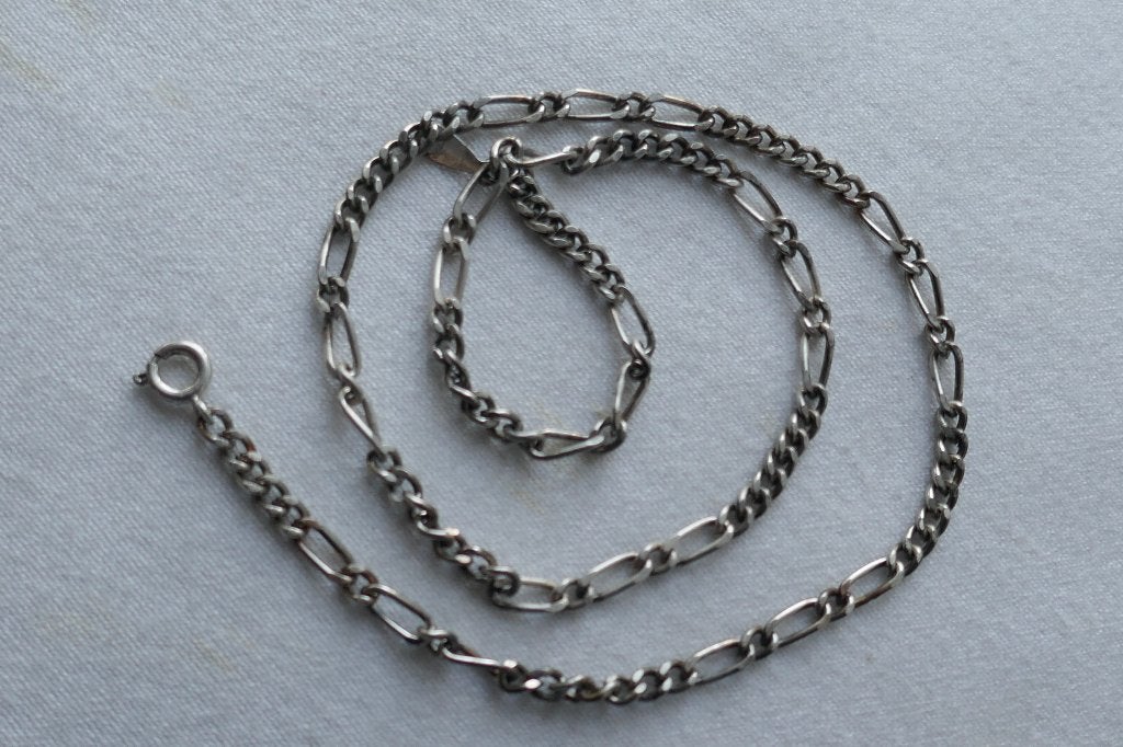 Schakel Ketting, Ophalen of Verzenden, Zo goed als nieuw, Zilver, Overige materialen