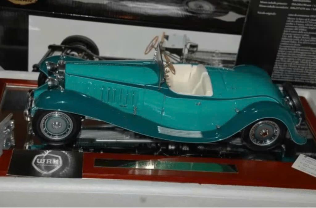 1:18 BUGATTI ROYALE ROADSTER ESDER BAUER in box UNIEK WRH, Hobby en Vrije tijd, Modelauto's | 1:18, Verzenden, Zo goed als nieuw