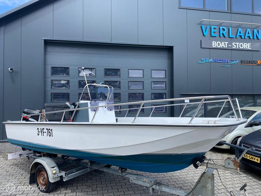 Challenger / Ruime console boot met 40 pk 4 takt / Trailer!, Overige brandstoffen
