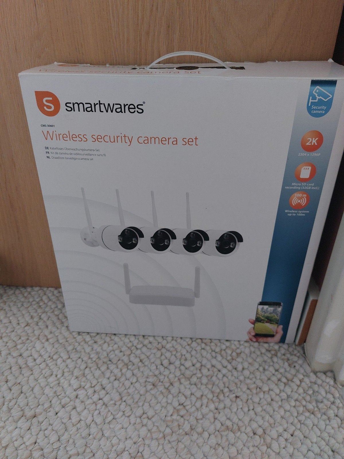 Smartwares wireless security camera set, Ophalen of Verzenden