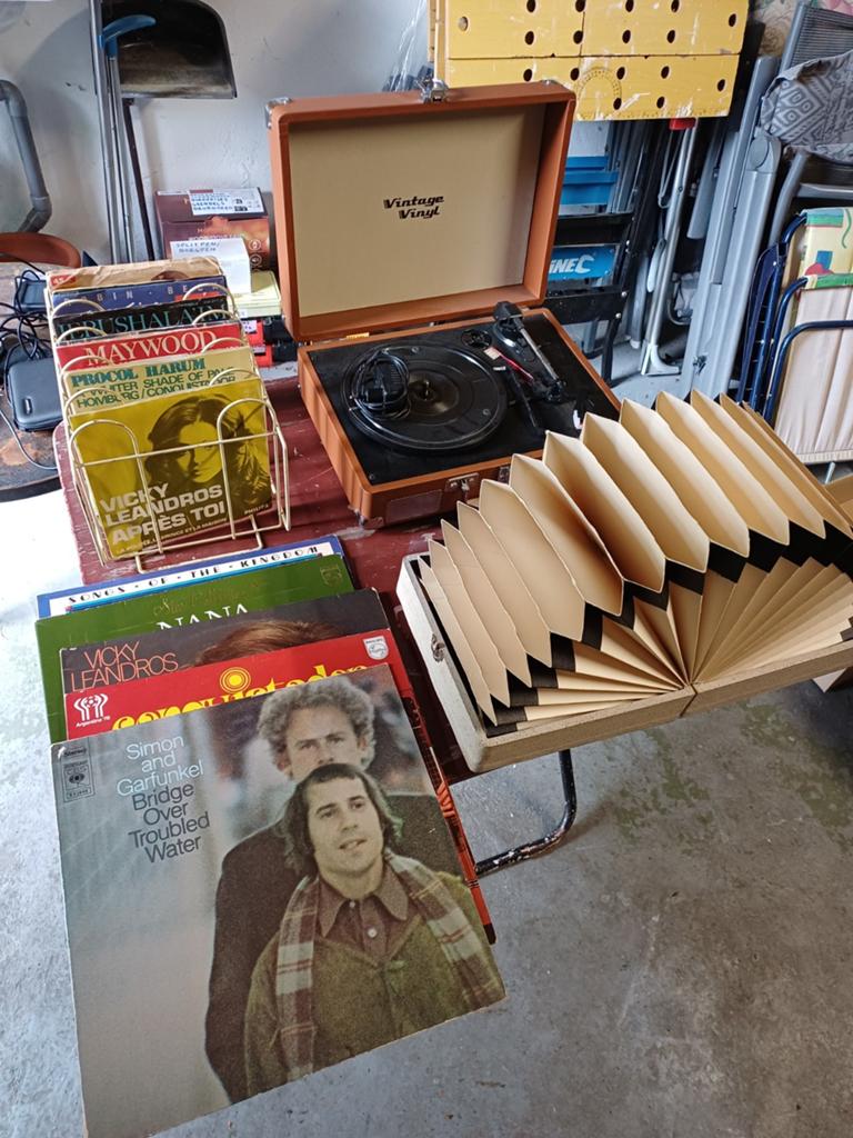 Complete set pick up, singles en Elpees, singlekoffer etc, Ophalen of Verzenden, Platenspeler, Overige merken