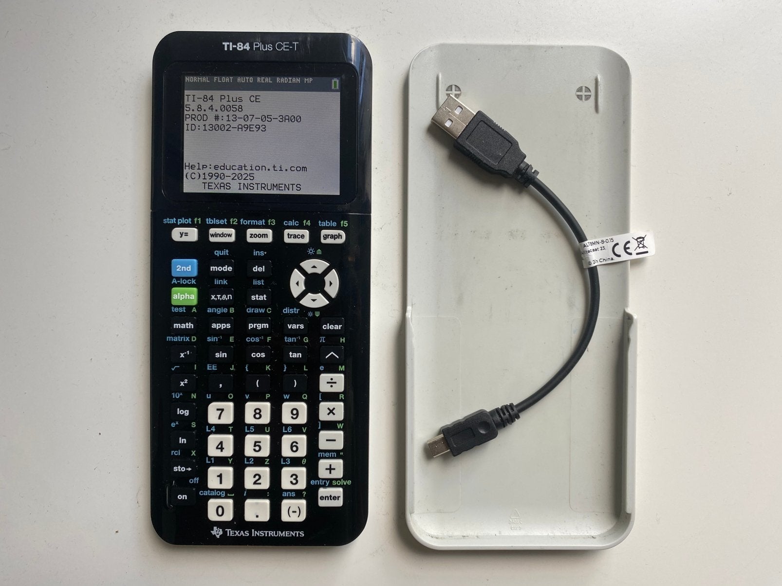 Ti-84 Plus CE-T rekenmachine, Diversen, Rekenmachines, Ophalen of Verzenden, Grafische rekenmachine, Zo goed als nieuw
