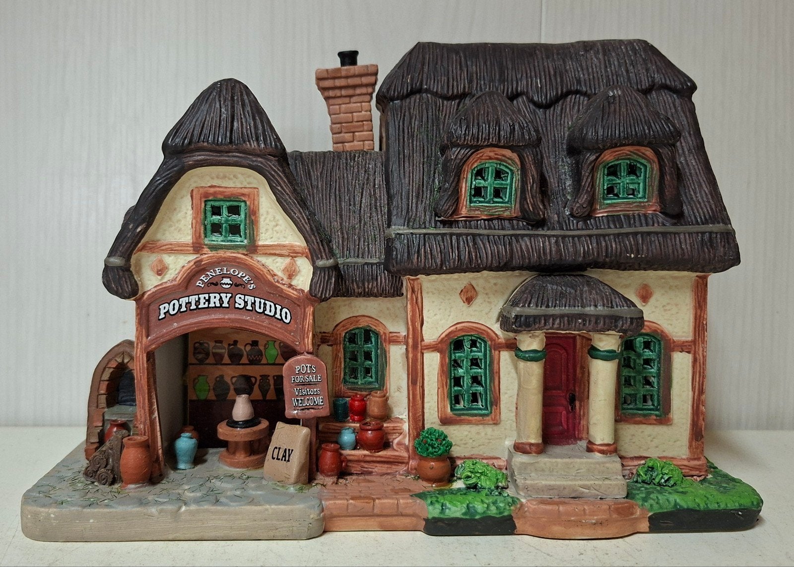 Lemax "Penelope's Pottery Studio", Ophalen of Verzenden, Gebruikt