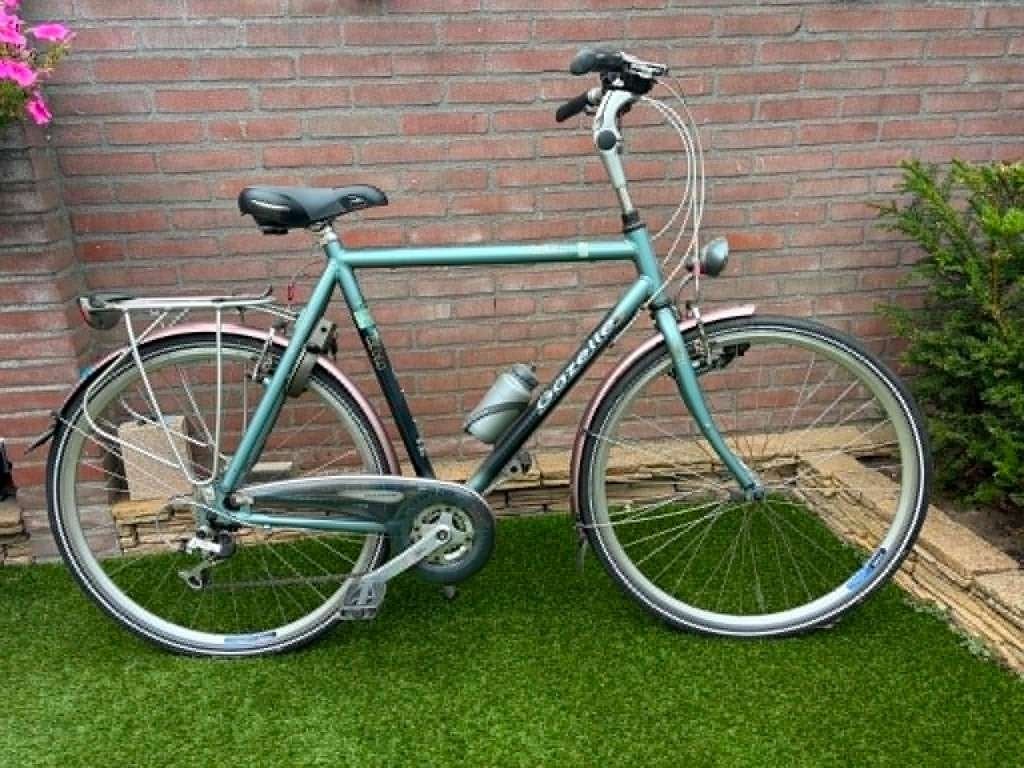 Heren fiets, Fietsen en Brommers, Fietsen | Heren | Herenfietsen, Ophalen, Gebruikt, Versnellingen, 57 tot 61 cm