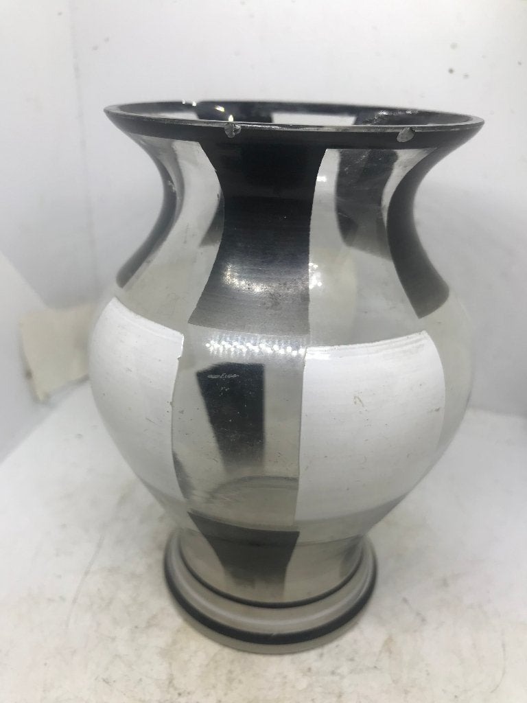 jugendstil art deco geemailleerd glas vaas, Antiek en Kunst, Ophalen of Verzenden