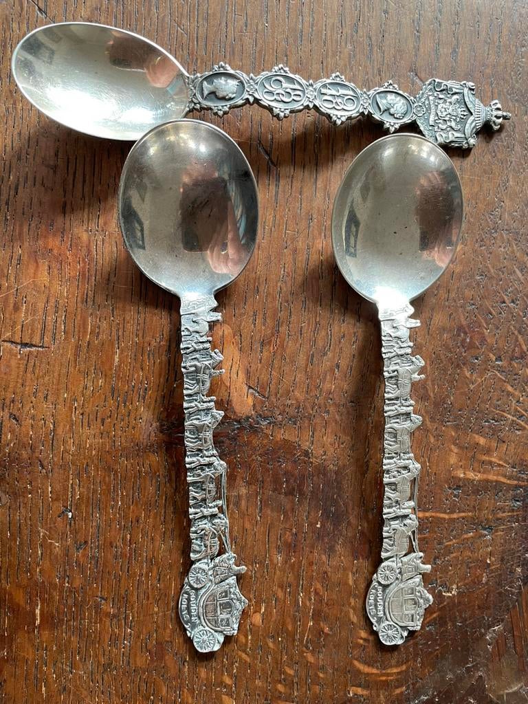 3 maal koninklijk huis zilver, Ophalen of Verzenden, Zilver
