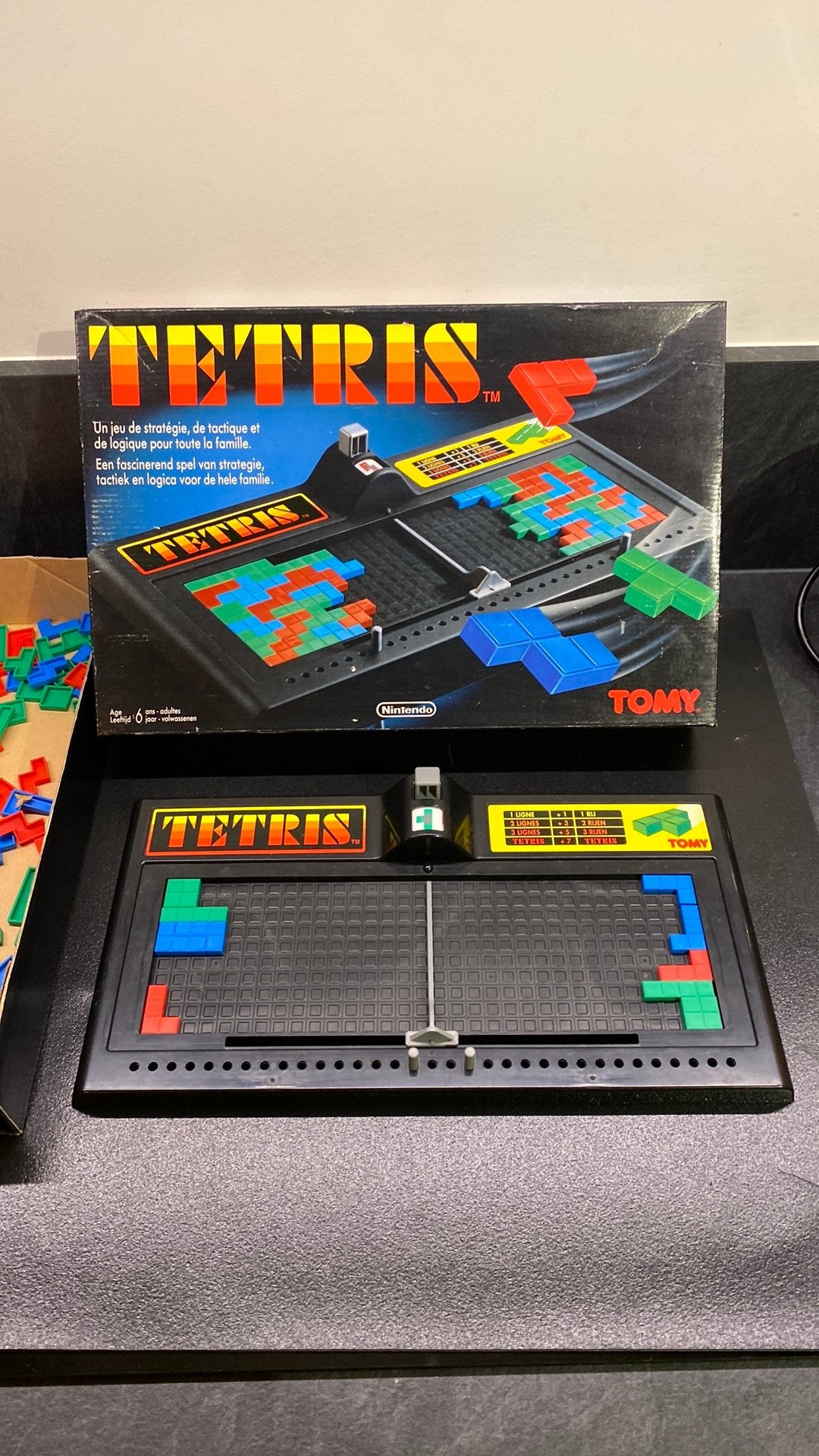 Nintendo tomy tetris bord spel, Ophalen of Verzenden, Gebruikt
