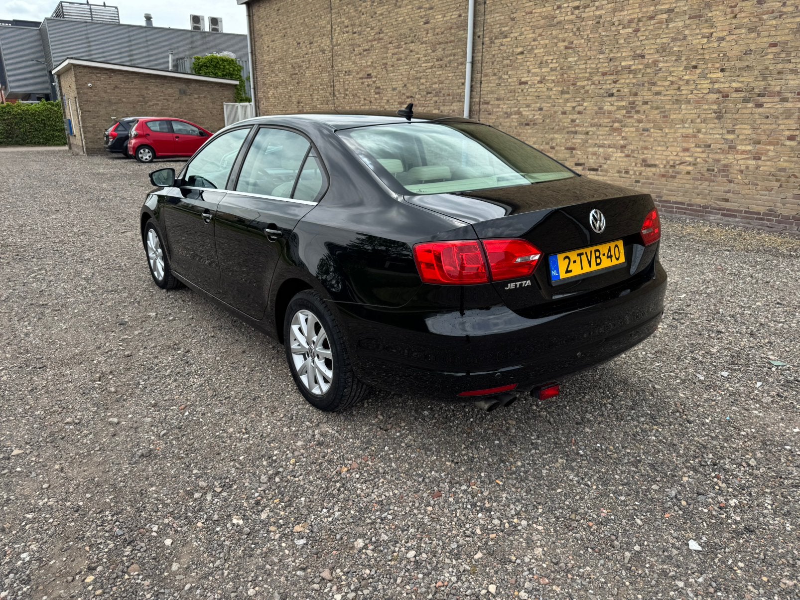 Volkswagen Jetta 2014 Zwart, Auto's, Volkswagen, Euro 5, Beige, Leder en Stof, Zwart