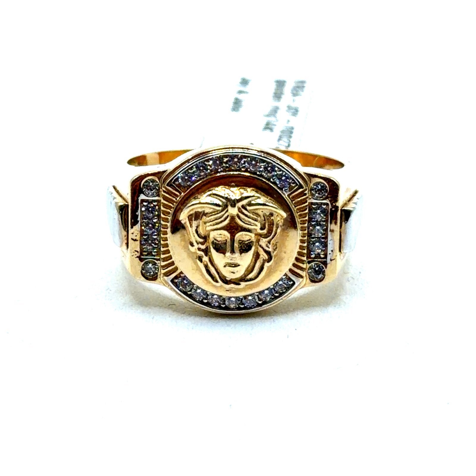 Gouden heren ring 14karaat, 19 tot 20, Nieuw, Ophalen of Verzenden, W