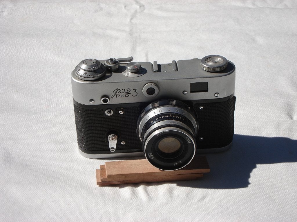 fed 3 type B camera, Audio, Tv en Foto, Fotocamera's Analoog, Ophalen of Verzenden, Niet werkend, Compact, Overige Merken