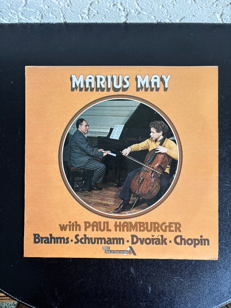 Marius May & Paul Hamburger - Brahms, Schumann - 1974, Ophalen of Verzenden, Kamermuziek, Gebruikt, 12 inch