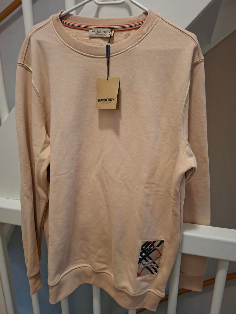 Burberry London England Sweatshirt XL Nieuw met kaartjes, Beige, Ophalen of Verzenden, Burberry, Maat 56/58 (XL)