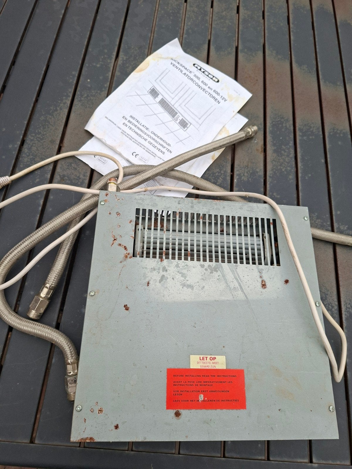 Myson Kickspace 500 ventilatorconvector zonder paneel, Ophalen, Minder dan 30 cm, Radiator, Minder dan 60 cm