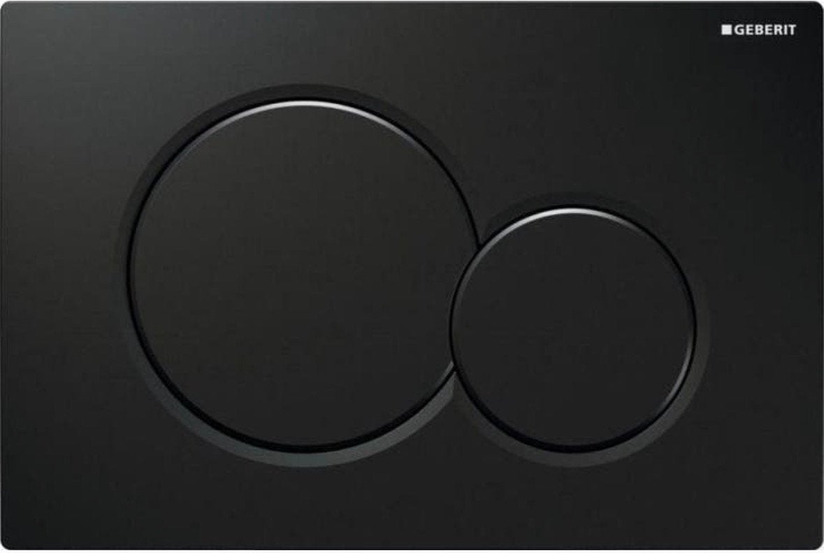 Geberit sigma 01 frontplaat bedienplaat glanszwart nieuw, Ophalen of Verzenden, Nieuw, Toilet