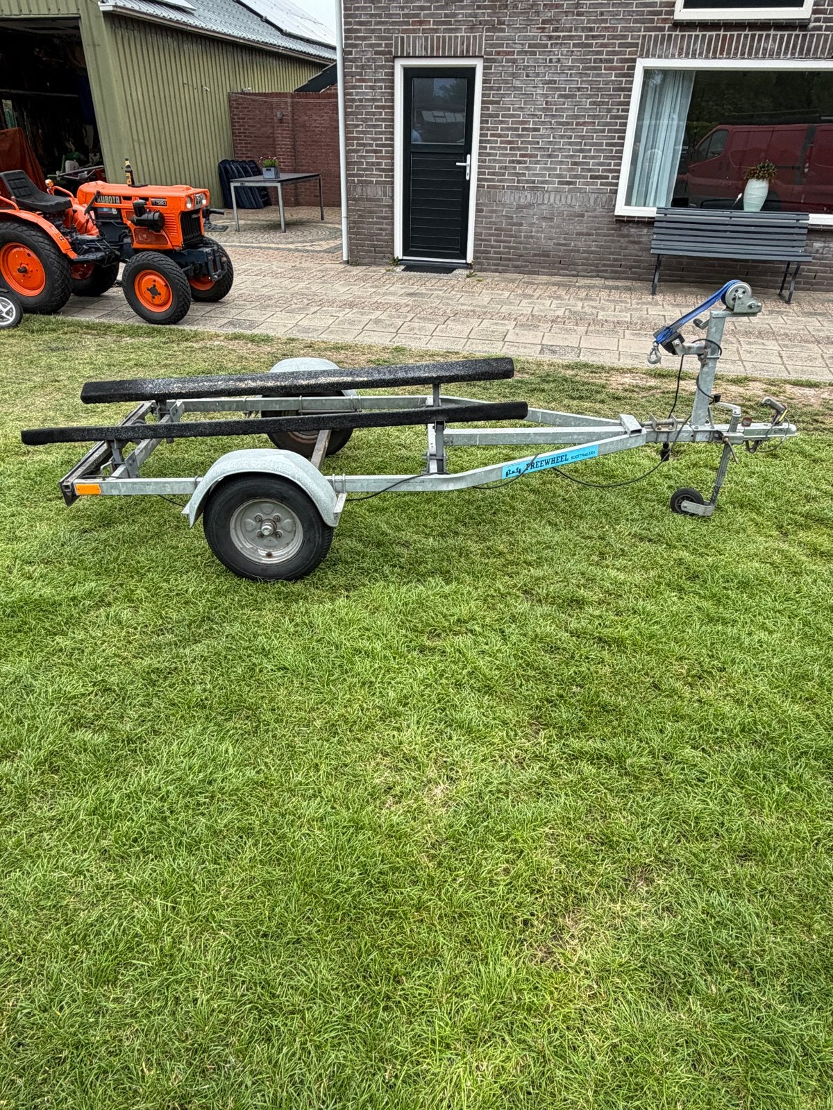 Freewheel kantel trailer voor waterscooter met verlichting, Watersport en Boten, Gebruikt, Jetskitrailer, Kantelbaar, Minder dan 6 meter