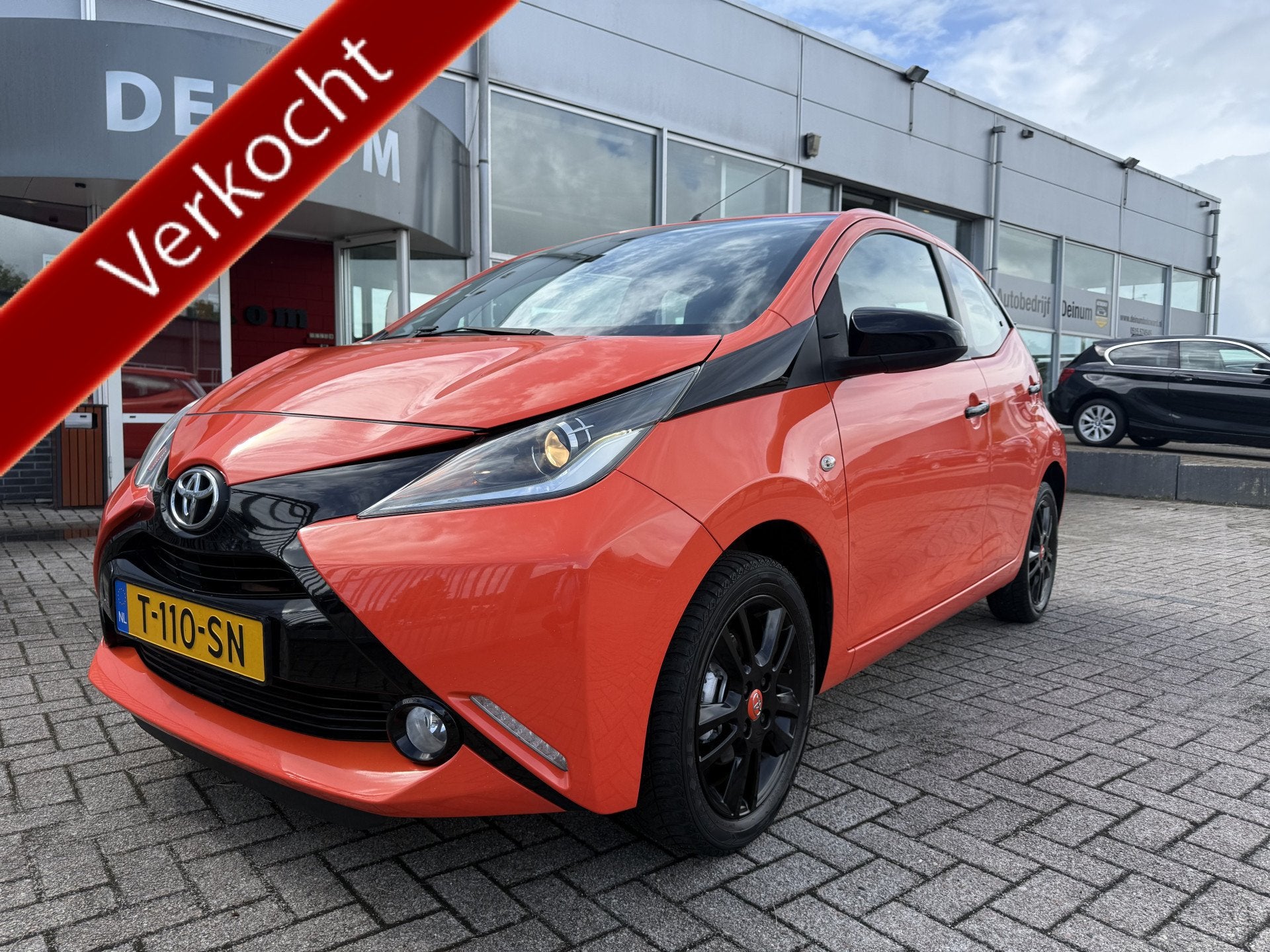 Toyota Aygo 1.0 VVT-i x-wave Airco, Camera, Bluetooth tel, e, Euro 5, Stof, Gebruikt, Zwart