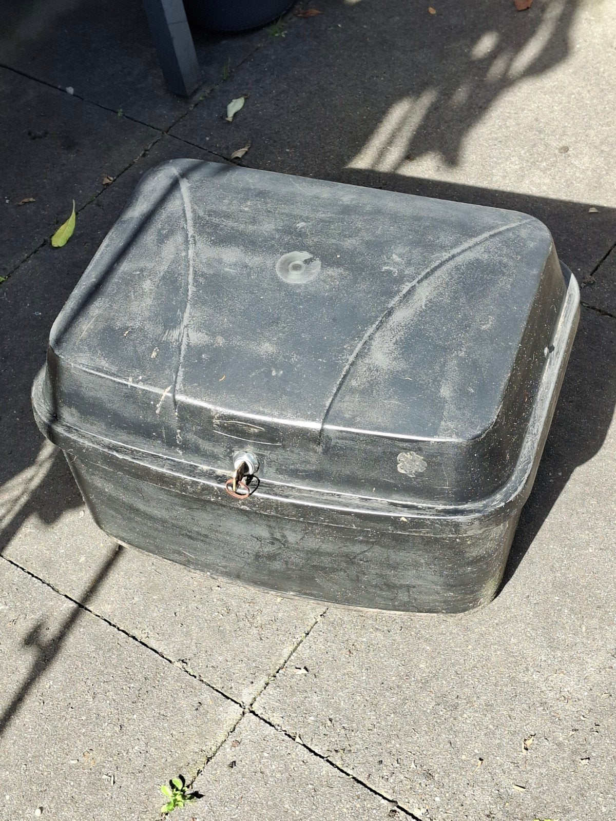 koffer voor achterop een motor of scooter, Ophalen, Gebruikt