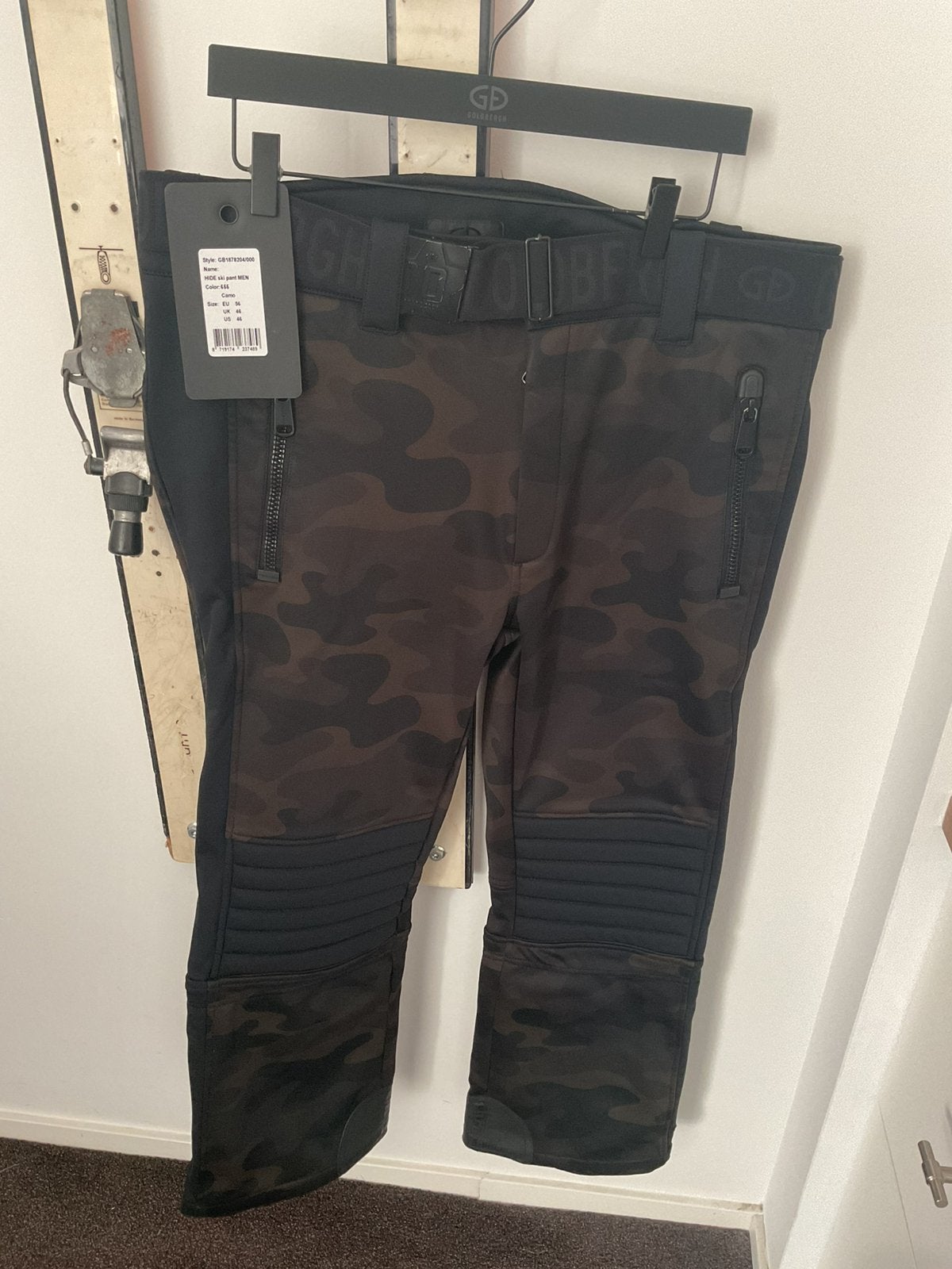 Goldbergh camo heren skibroek maat 56, Ophalen of Verzenden, Zo goed als nieuw, Maat 56/58 (XL), Broek