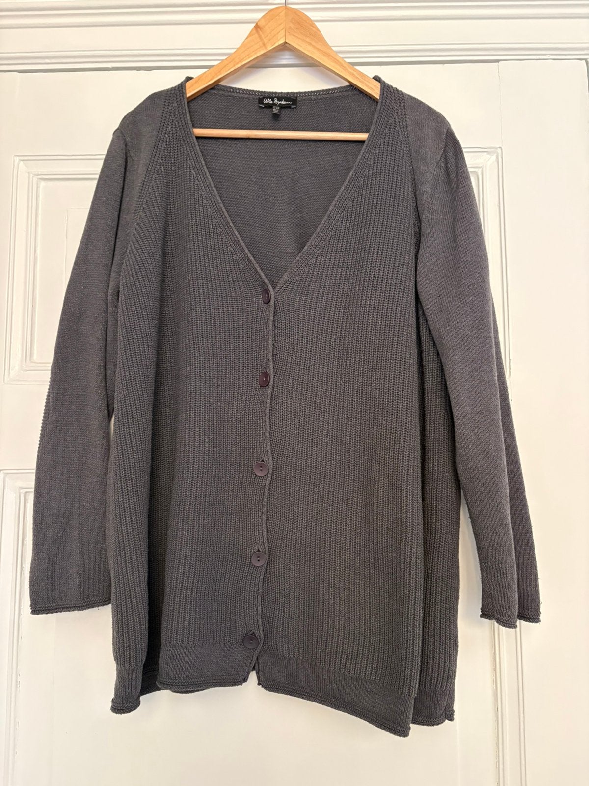 Ulla Popken vest 44, Ophalen of Verzenden, Gedragen, Grijs, Trui of Vest