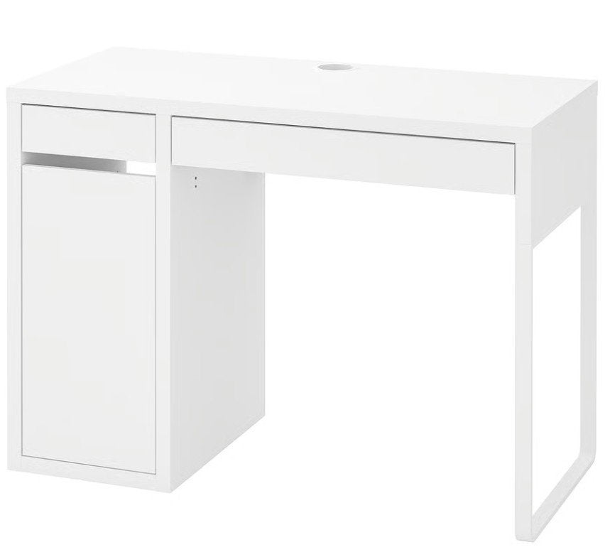 IKEA Micke bureau wit 105x50 cm - Zeer nette staat, Ophalen, 105 cm, Scandinavisch, Hout