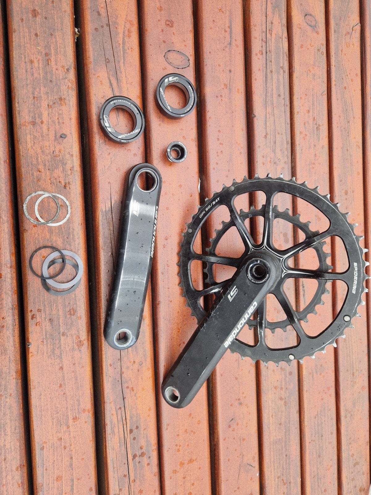 Cannondale Hollowgram SI Crankstel met BB, Crankstel of Pedalen, Gebruikt, Racefiets, Ophalen of Verzenden