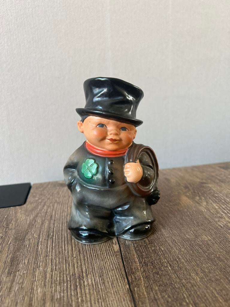 Goebel schoorsteenveger spaarpot., Ophalen of Verzenden, Gebruikt, Steen, Aardewerk of Keramiek, Dier