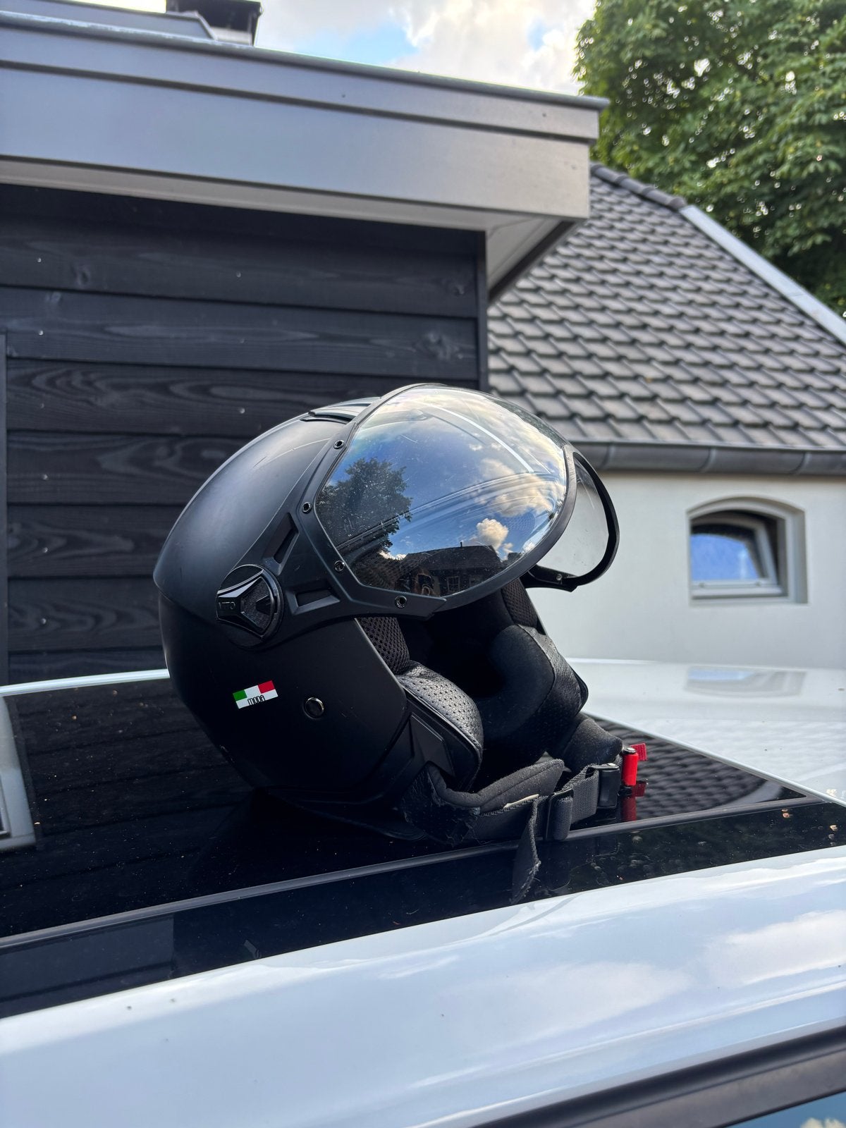 Scooterhelm Vito maat XS, Fietsen en Brommers, Brommerhelmen, Ophalen of Verzenden, Zo goed als nieuw, Extra small of kleiner