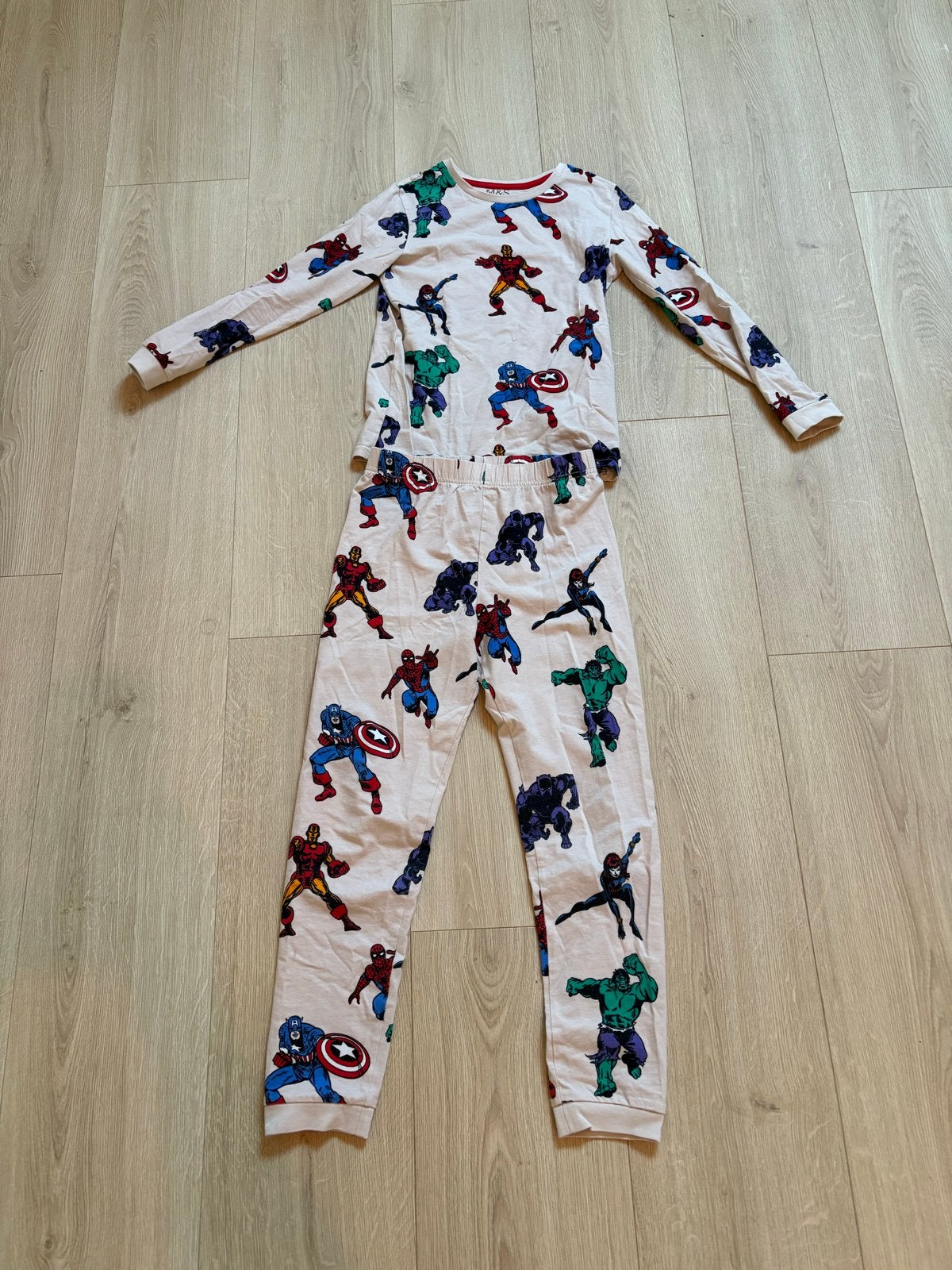 Marvel pyjama lange mouwen - 9-10 jaar, Ophalen of Verzenden