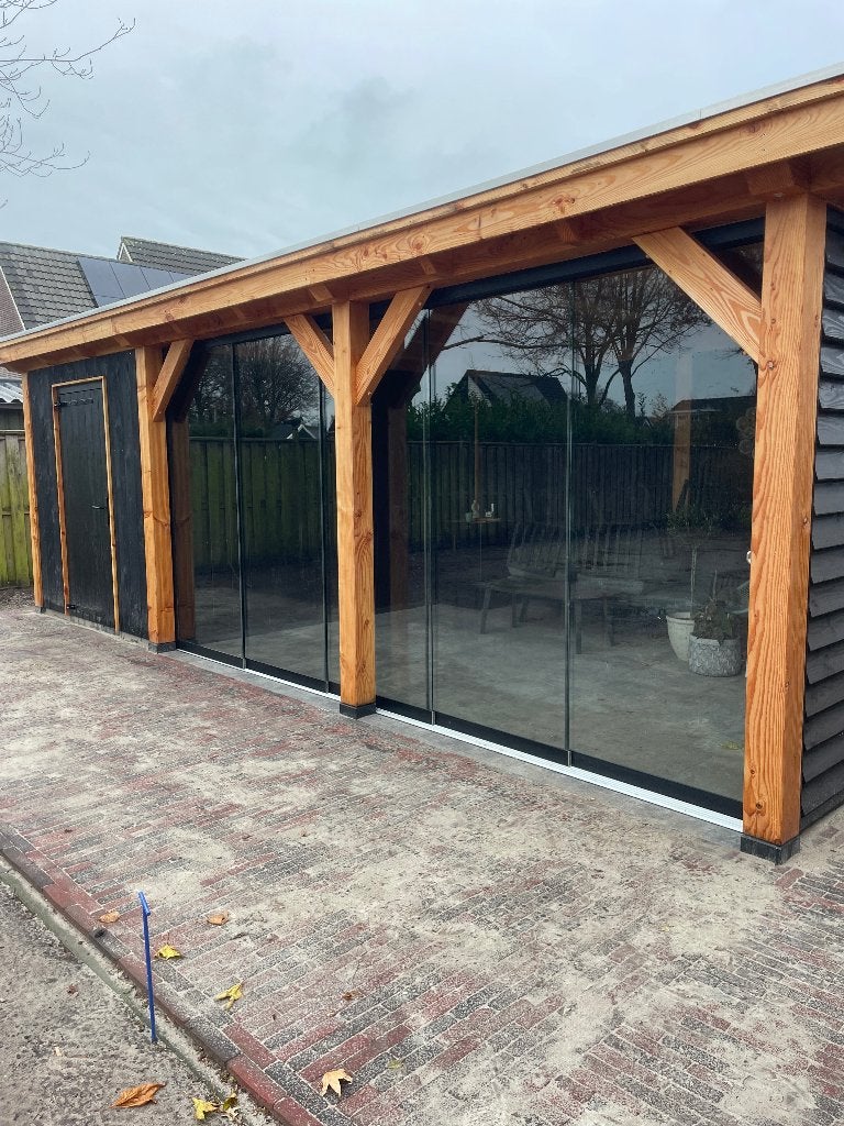 Glas Schuifwand - snelle montage Groningen-Friesland-Drenthe, Ophalen, Nieuw, Veranda