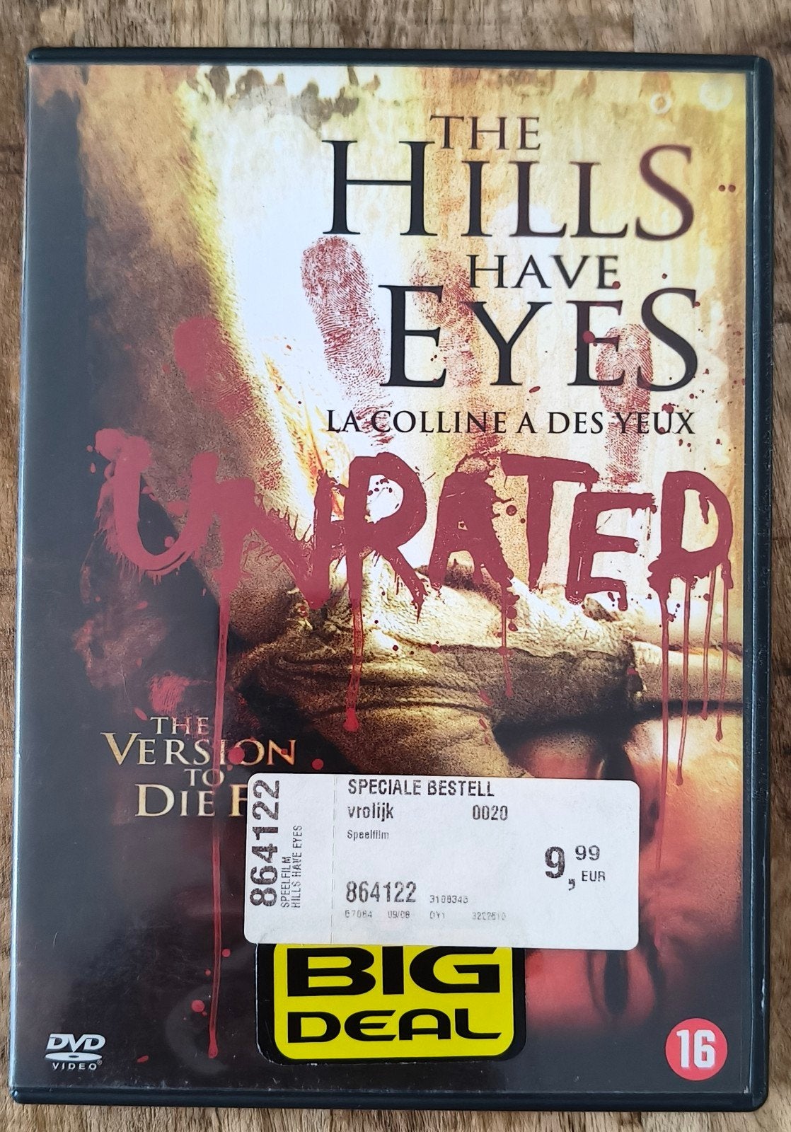 The Hills have Eyes, Vanaf 16 jaar, Ophalen of Verzenden, Frans, Gore