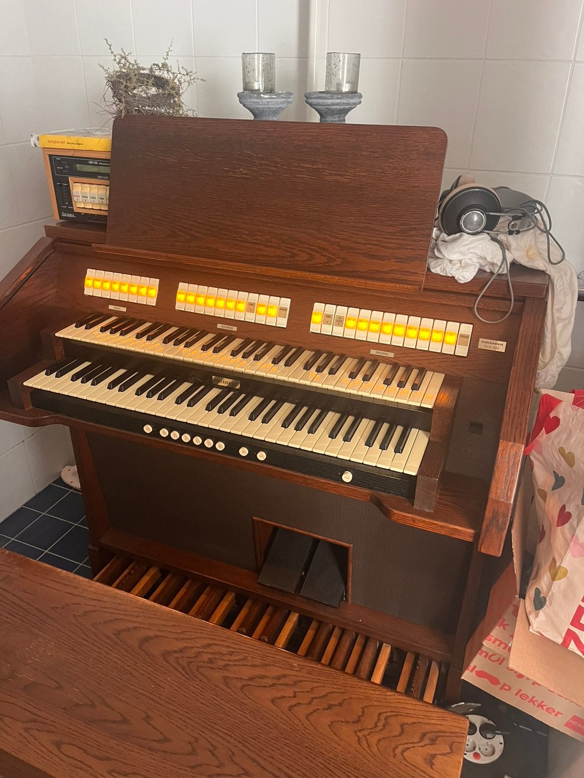 Te koop, eminent orgel, Ophalen, Gebruikt, 2 klavieren, Orgel