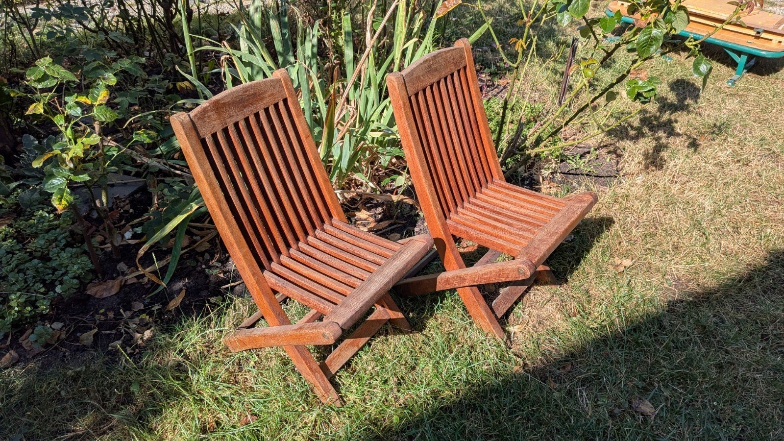 set hardhouten opklapbare kinderstoelen, Kinderen en Baby's, Ophalen, Gebruikt, Inklapstoel
