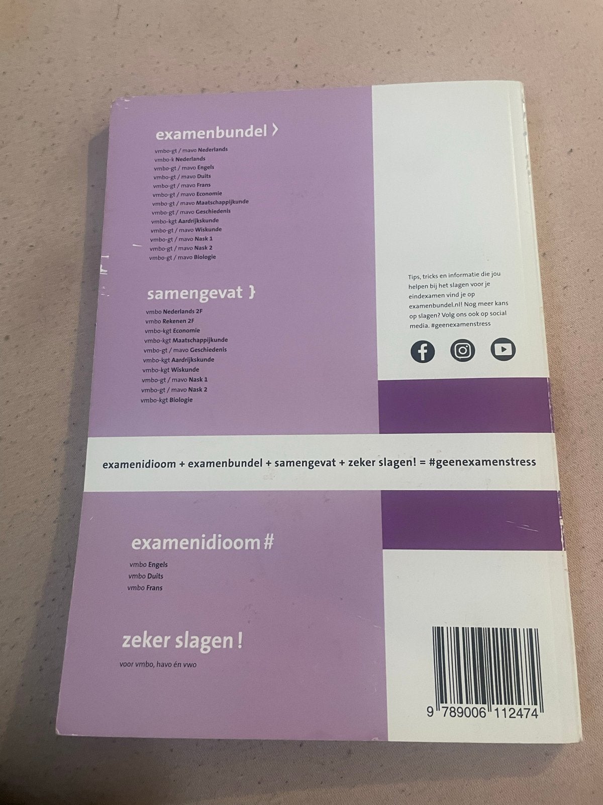 Samengevat vmbo-kgt Economie - Examenbundel, Ophalen of Verzenden, Zo goed als nieuw, VMBO, Economie