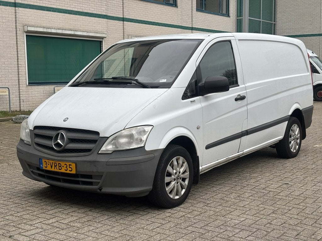 Mercedes-Benz Vito GB 110 CDI 95pk MOTOR PROBLEEM 2011, Auto's, Euro 5, Zwart, Wit, Onderhoudsboekje