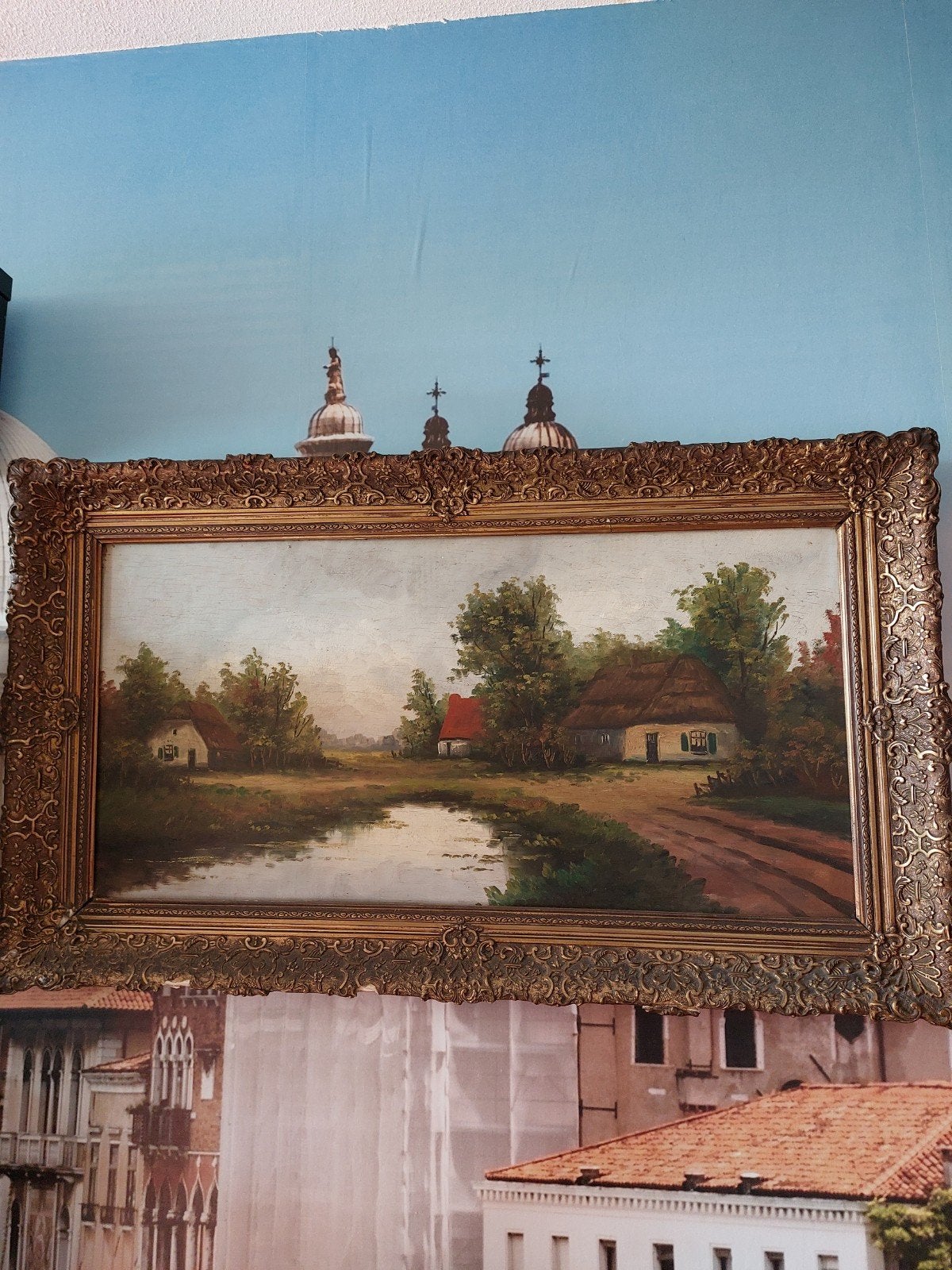 oud schilderij., Antiek en Kunst, Ophalen