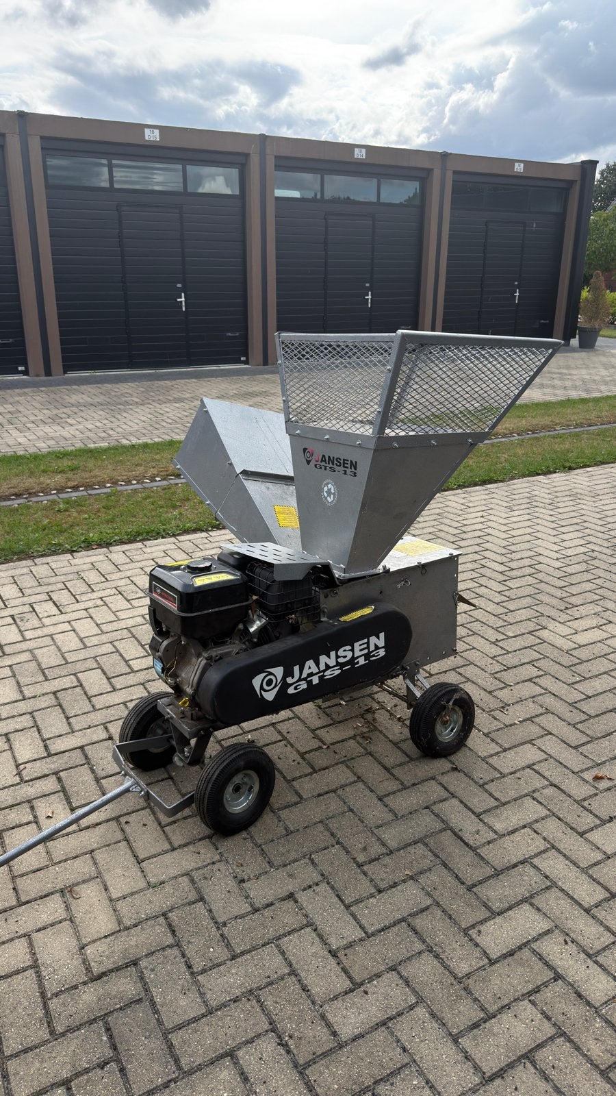 Jansen GTS-13 Hakselaar - Krachtige Benzine versnipperaar, Ophalen, Gebruikt, Benzine