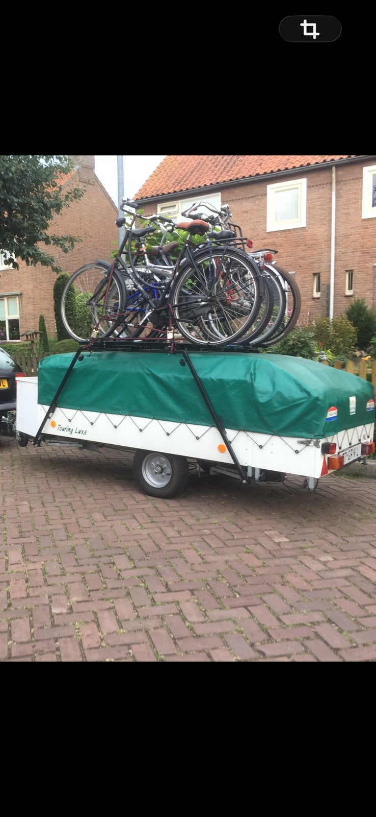 Vouwwagen cabanon de luxe, Ophalen