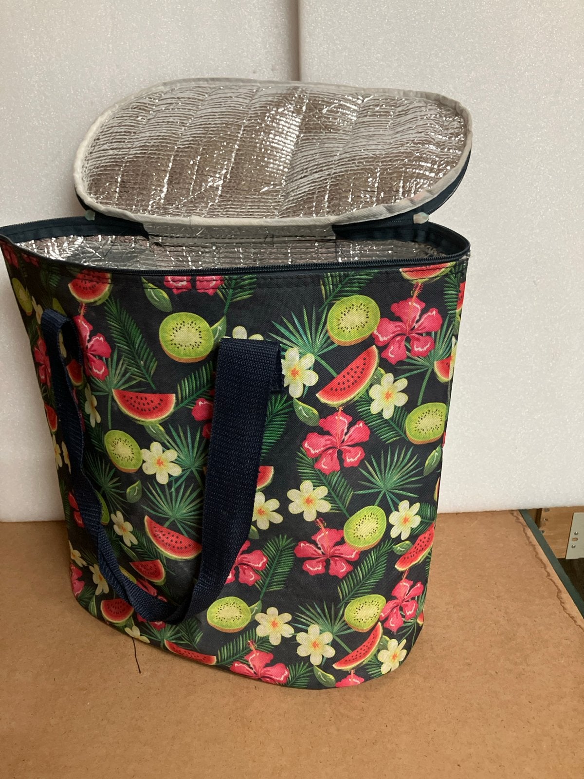 Koeltas met tropische print - Ideaal voor zomerse dagen!, Ophalen of Verzenden, Zo goed als nieuw, Koeltas, Koelelement