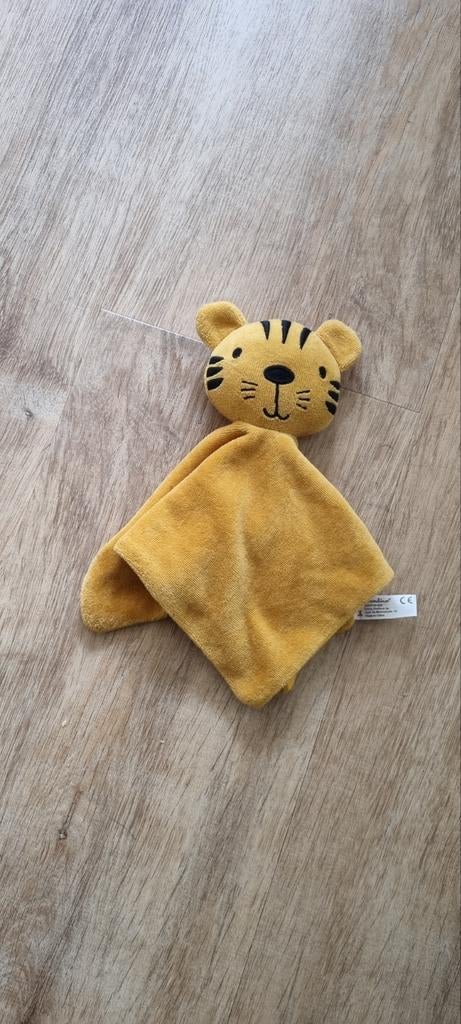 Knuffeldoekje Tijger Geel - Zacht en Nieuw, Kinderen en Baby's, Speelgoed | Knuffels en Pluche, Overige merken, Nieuw, Ophalen of Verzenden