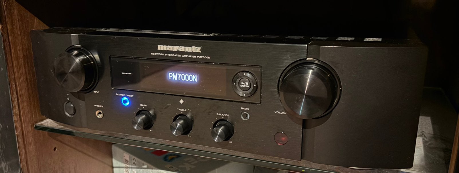 Marantz PM7000N - Zo goed als nieuw met originele doos, Zo goed als nieuw, 60 tot 120 watt, Stereo, Ophalen