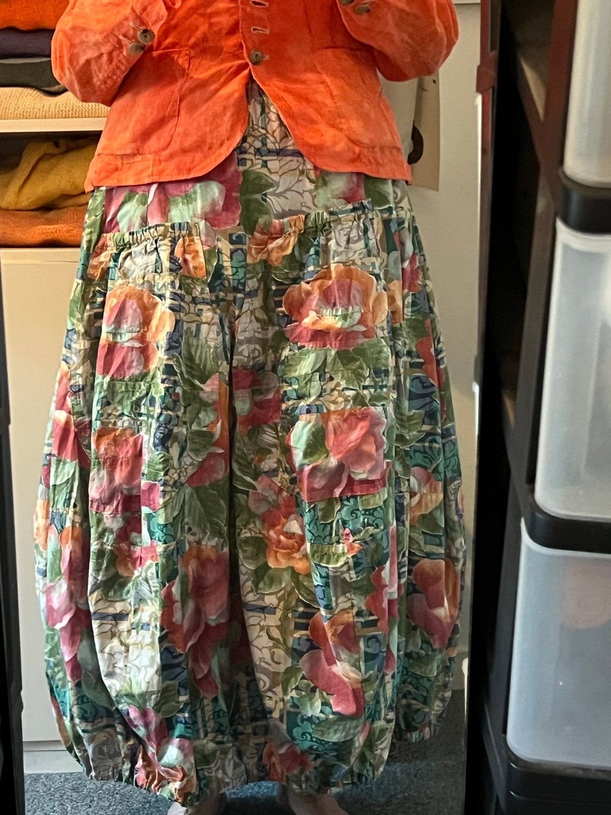 Ballonrok, Kleding | Dames, Ophalen of Verzenden, Zo goed als nieuw, Meerkleurig, Onder de knie