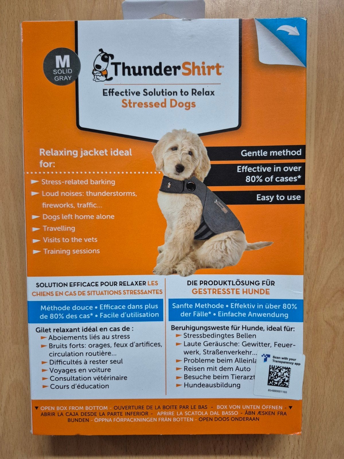 Thundershirt, 1 x gebruikt, maat M, voor honden van 11-18 kg, Ophalen, Zo goed als nieuw