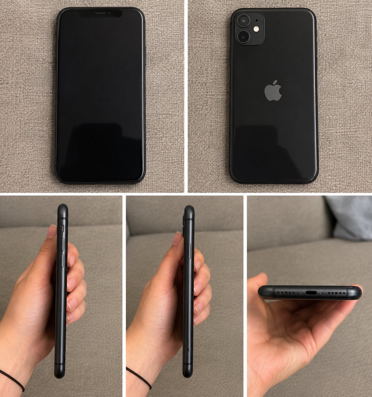 iPhone 11 128GB – 100% batterij – touchscreen defect, Telecommunicatie, 128 GB, Zwart, Zo goed als nieuw, IPhone 11