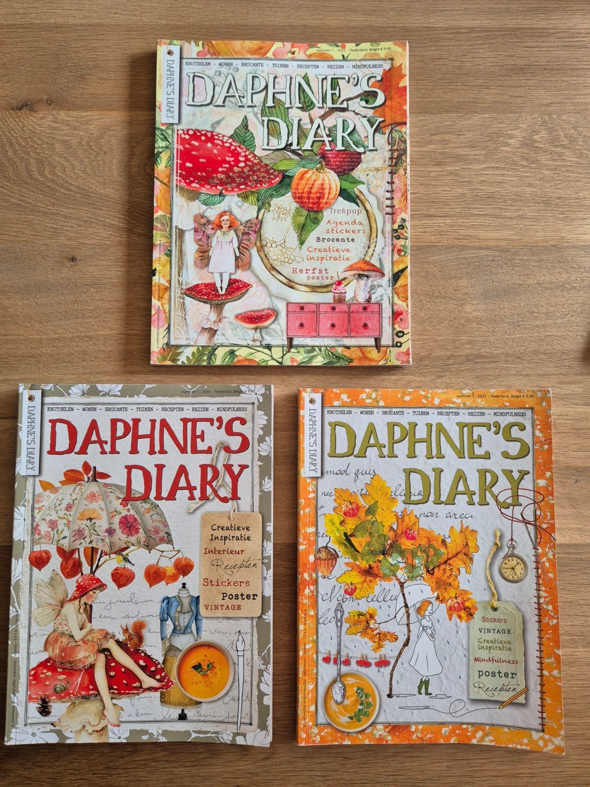 3x Herfst Daphne's Diary nr.7 '22 '23 '24, Boeken, Ophalen of Verzenden