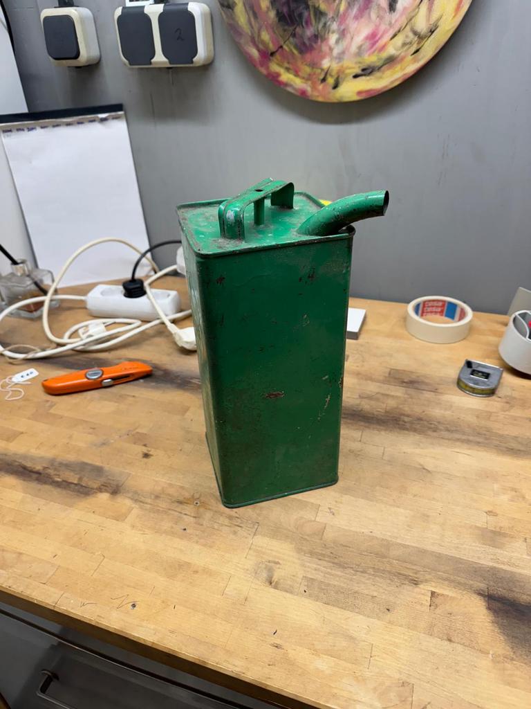 Oude Caltex olietank e-60, Auto diversen, Auto-accessoires, Gebruikt, Ophalen of Verzenden