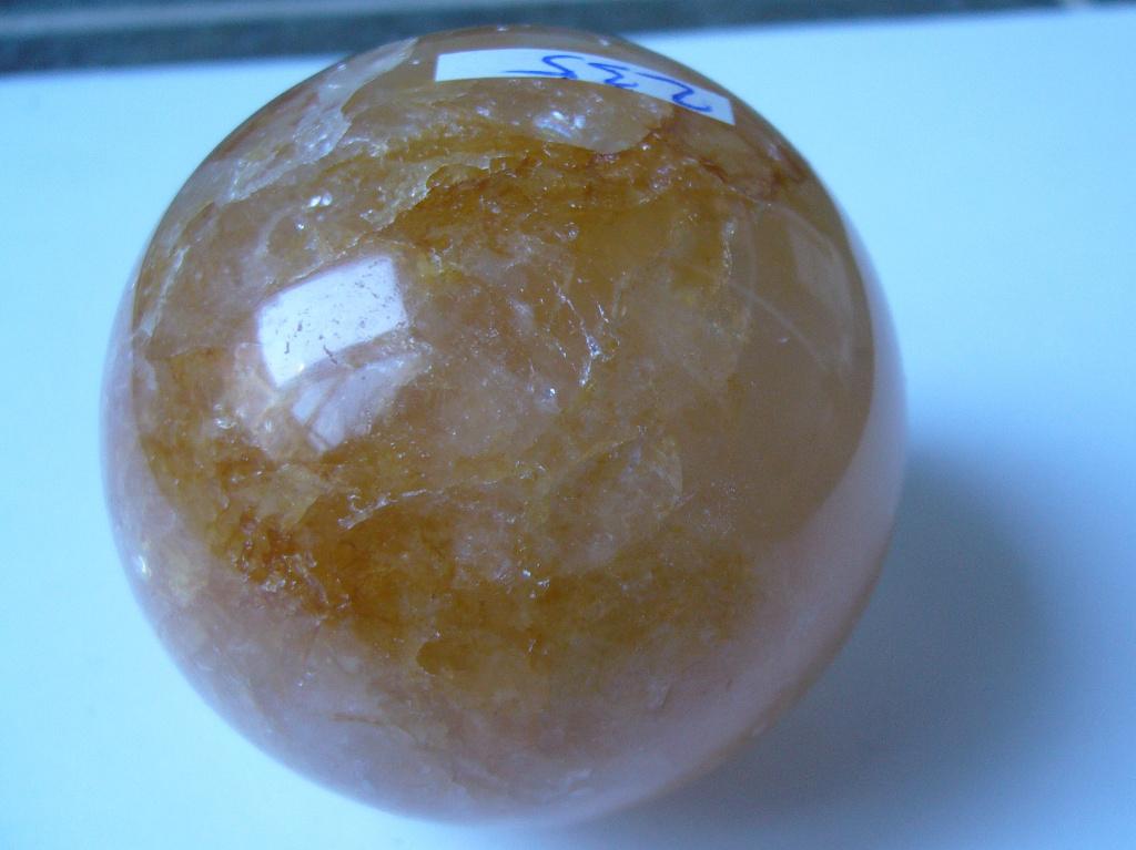 Golden healer XXL prachtige bol gouden insluiting limoniet, Ophalen of Verzenden, Mineraal